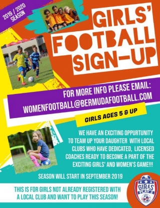 2019 Girls&#039; Football Sign-Up