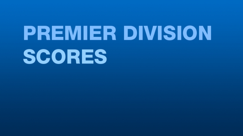 Oct 2: Premier Divison Results
