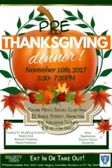 YMSC Pre-Thanksgiving Dinner - Fundraiser